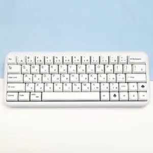 GMK+ Minimalist White Series MDA Custom Keycap Set