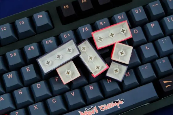 GMK+ Mori Calliope Series Cherry Custom Keycap Set