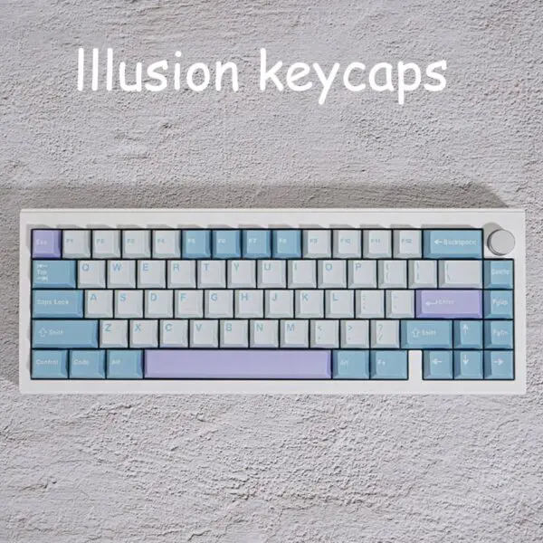 GMK+ Illusion Cherry Custom Keycaps Set