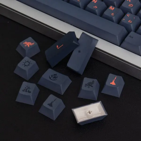 GMK+ Cinder Cherry Custom Keycaps Set