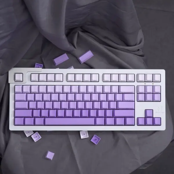 GMK+ Purple Gradient Cherry Custom Keycaps Set