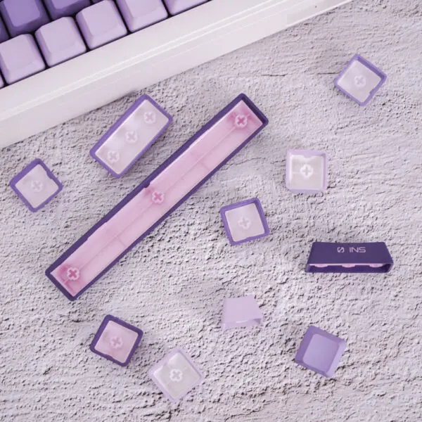 GMK+ Purple Gradient OEM Custom Keycaps Set