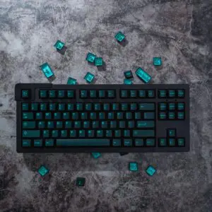 GMK+ Pyga Blue Cherry Custom Keycaps Set