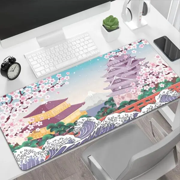 GMK+ Japanese Landscape Custom Desk Mat