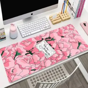 GMK+ Rose Letter Custom Desk Mat