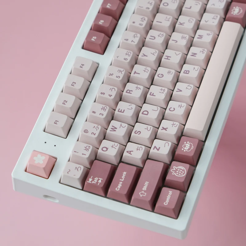GMK+ Fashion Pink Cherry Custom Keycap Set