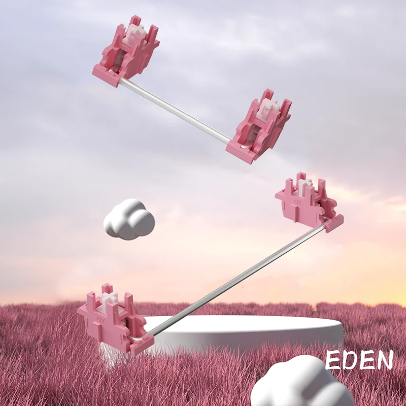 GMK+ Eden Cherry Mounted PCB Stabilizer