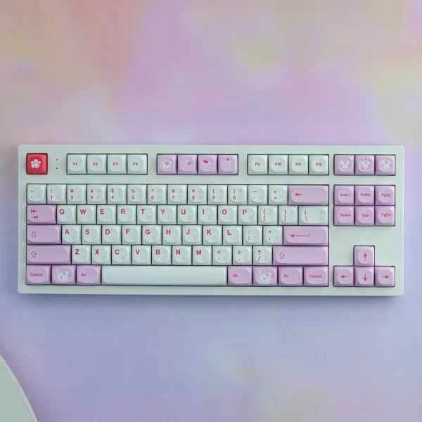 GMK+ Kawaii Pink MA Custom Keycap Set