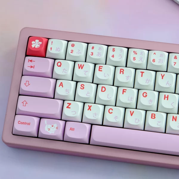 GMK+ Kawaii Pink MA Custom Keycap Set - Image 5