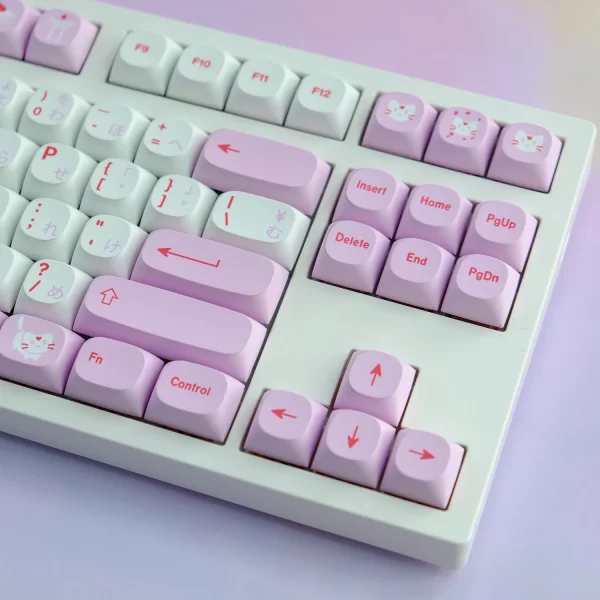 GMK+ Kawaii Pink MA Custom Keycap Set - Image 4