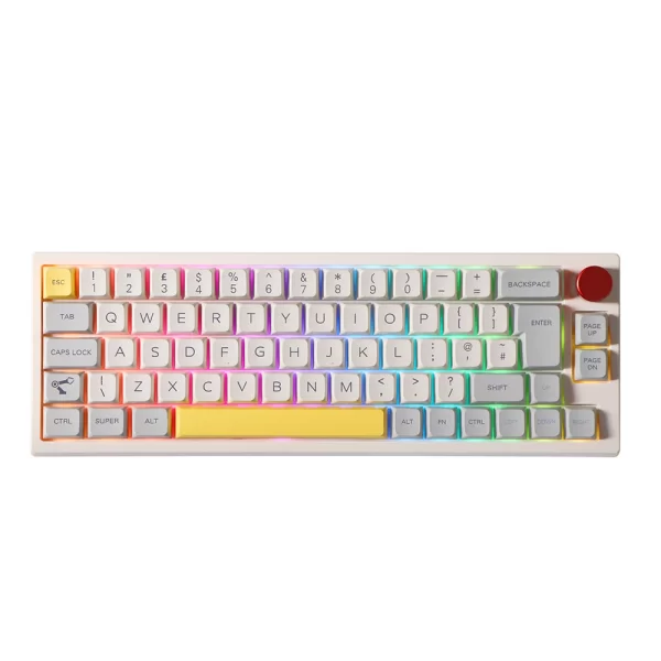 GMK+ Ranibow Yellow MDA Custom Keycap Set - Image 6