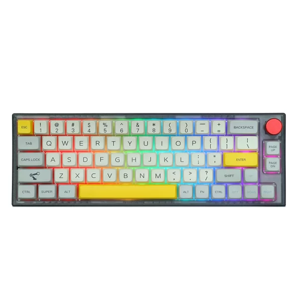 GMK+ Ranibow Yellow MDA Custom Keycap Set