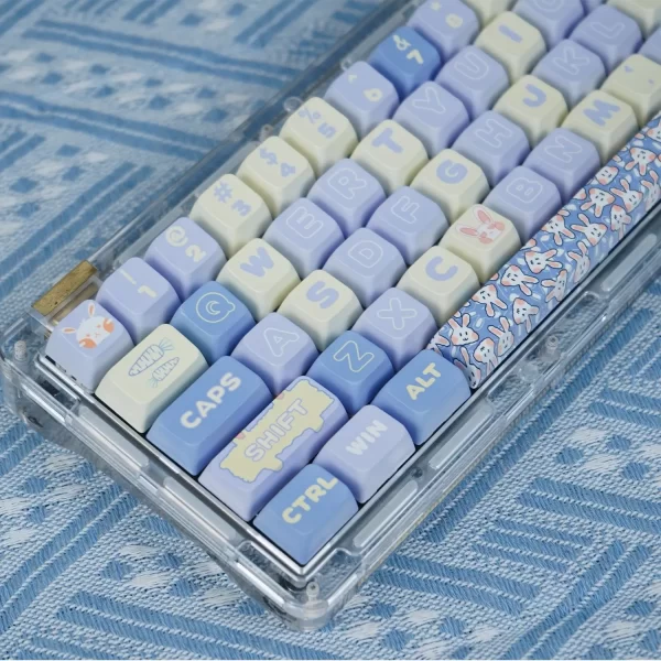 GMK+ Milk Blue MDA Custom Keycap Set - Image 2