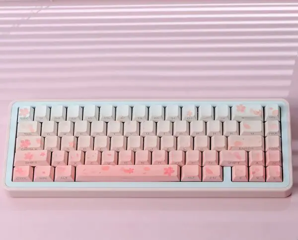 GMK+ Sakura Side Print MDA Custom Keycap Set