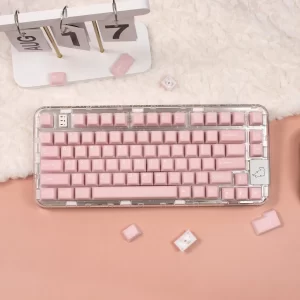 GMK+ Marshmallow Pink SA Custom Keycap Set