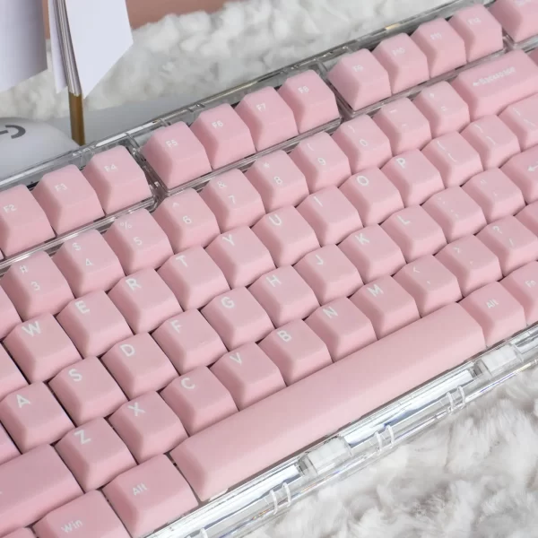 GMK+ Marshmallow Pink SA Custom Keycap Set - Image 2