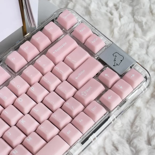 GMK+ Marshmallow Pink SA Custom Keycap Set - Image 4