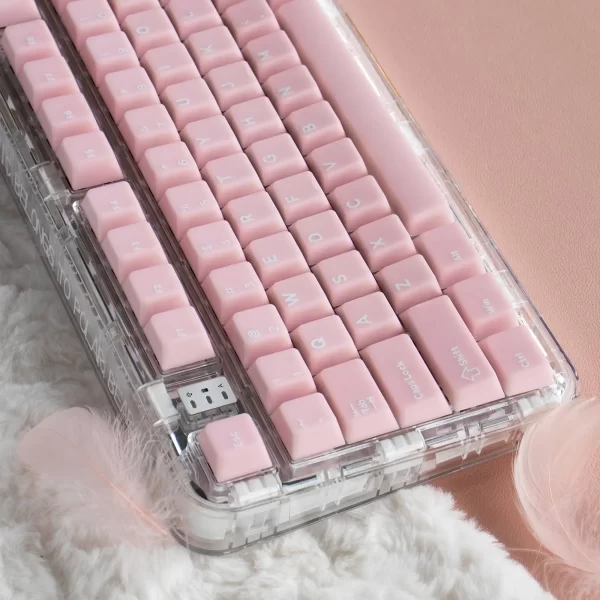 GMK+ Marshmallow Pink SA Custom Keycap Set - Image 3