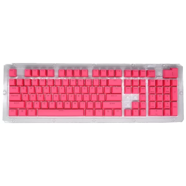 GMK+ Translucent Mexican Pink SA Custom Keycap Set