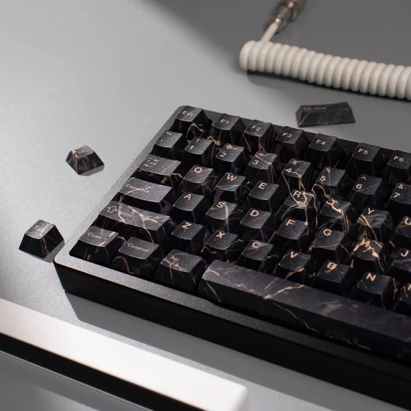 GMK+ Dark Marble MDA Custom Keycap Set - Image 2