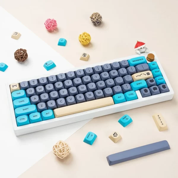 GMK+ Blue Kitty MA Custom Keycap Set