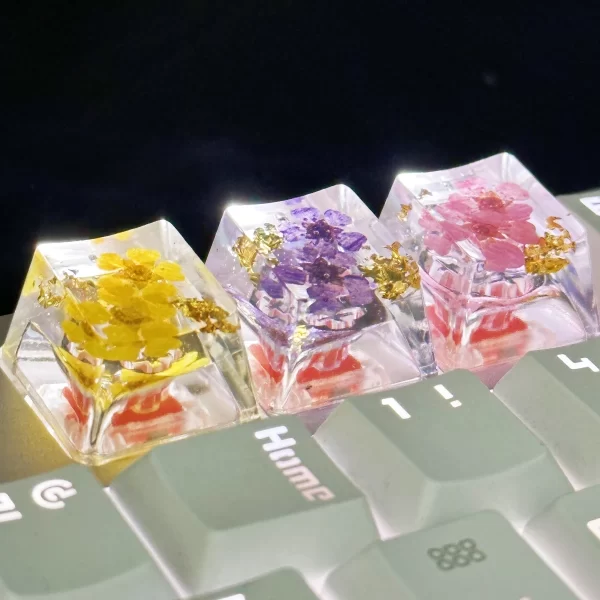 GMK+ Transparency Flower Single Keycap