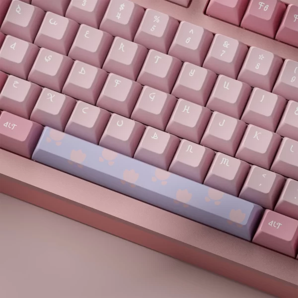 GMK+ Pink Cute KCA Custom Keycap Set - Image 4