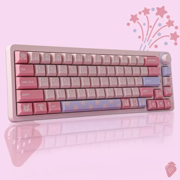 GMK+ Pink Cute KCA Custom Keycap Set - Image 3