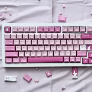 GMK+ Maid Pink KCA Custom Keycap Set