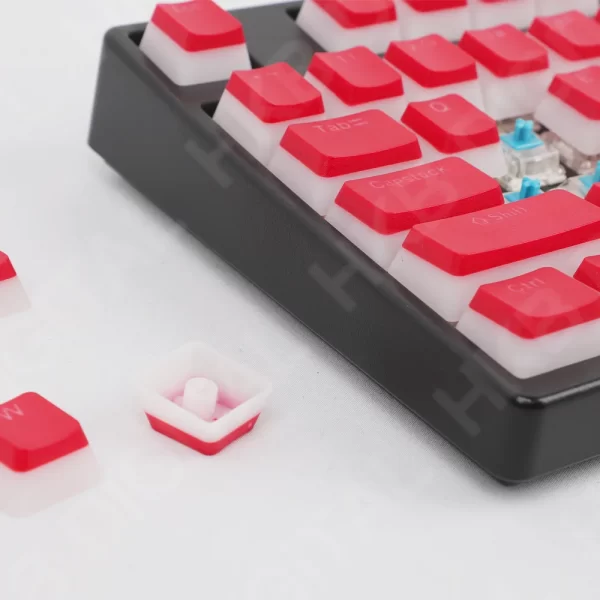 GMK+ Pudding Red OEM Custom Keycap Set - Image 3