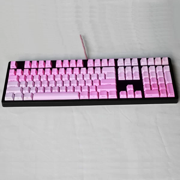 GMK+ Valentine Pink Mechanical Keyboard