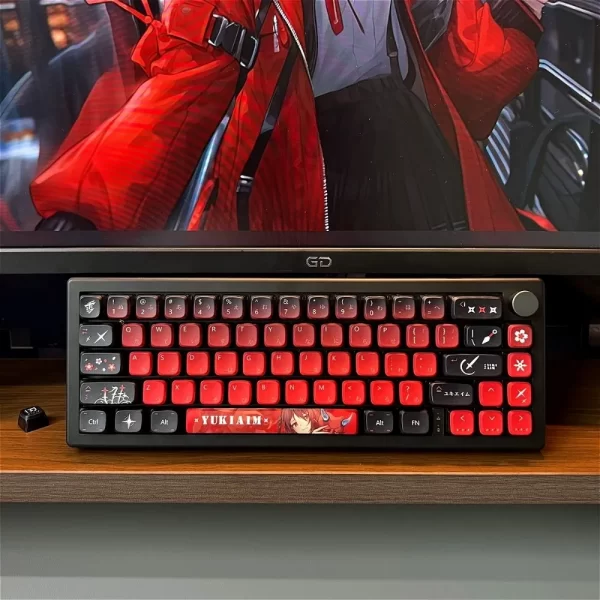 GMK+ Red MDA Custom Keycap Set