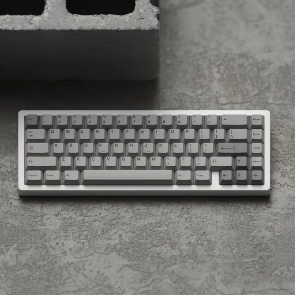 GMK+ Simple Grey MDA Custom Keycap Set