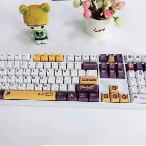 GMK+ Purple Gold OEM Custom Keycap Set