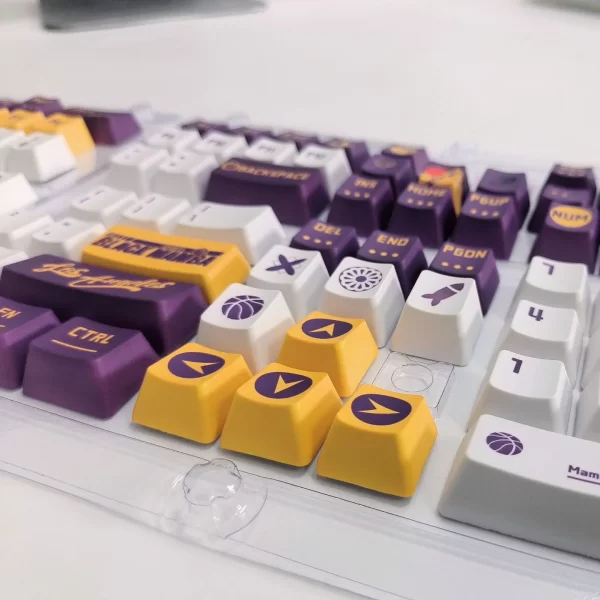 GMK+ Purple Gold OEM Custom Keycap Set - Image 4