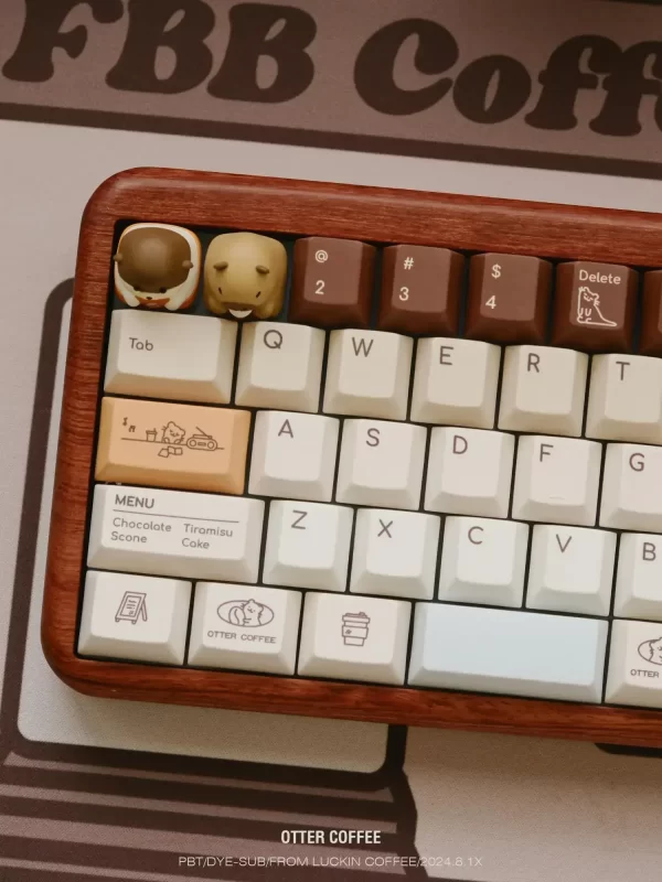 GMK+ Otter Coffee MA Custom Keycap Set - Image 2