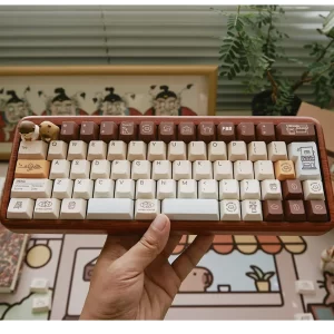 GMK+ Otter Coffee MA Custom Keycap Set