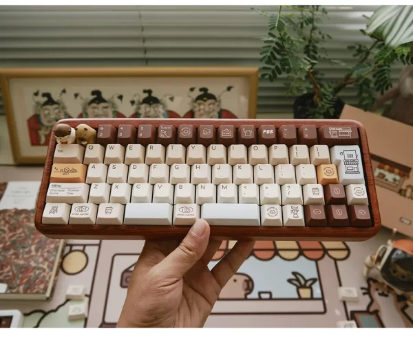 GMK+ Otter Coffee MA Custom Keycap Set