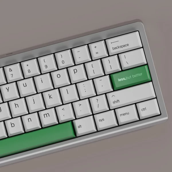 GMK+ Green Accent MA Custom Keycap Set - Image 2