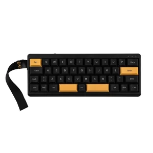 GMK+ Mustard Black Mechanical Keyboard