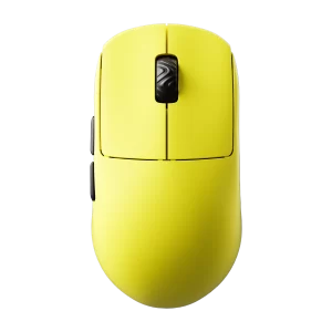 GMK+ Minimalist Yellow Gaming Mouse