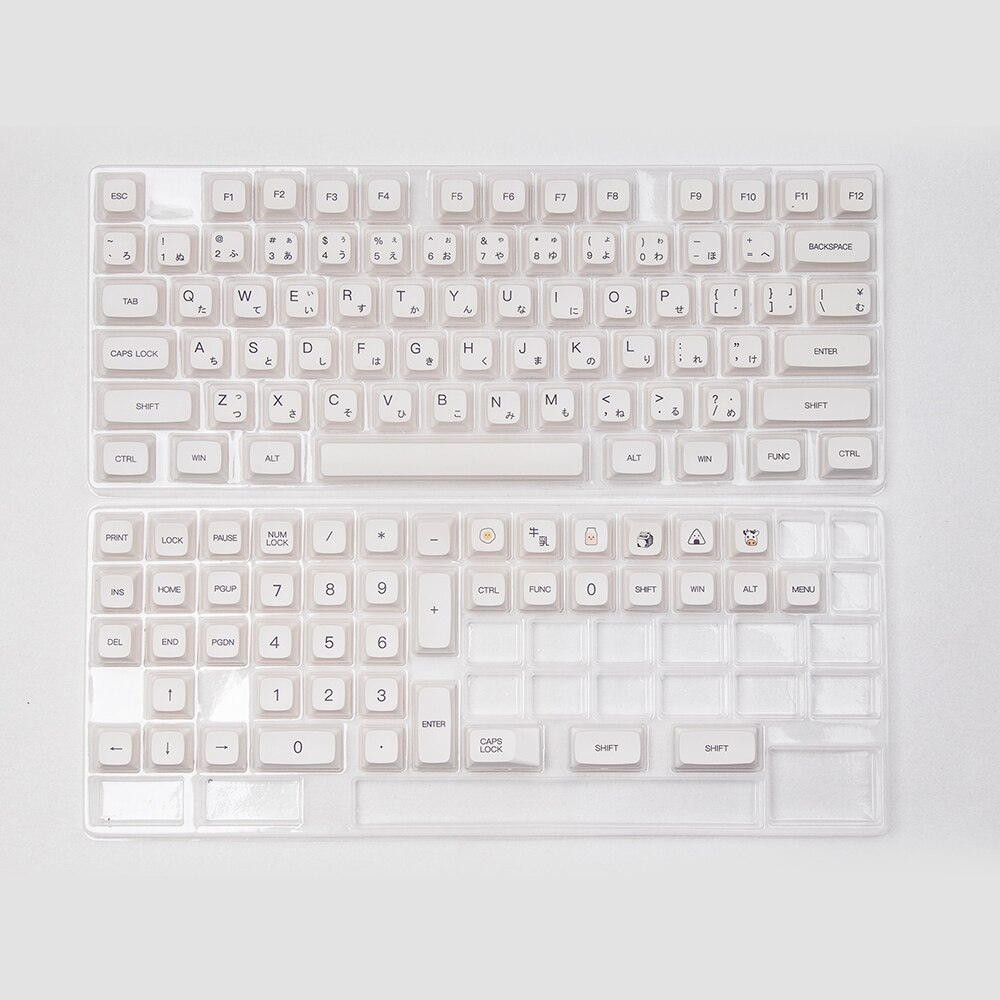 GMK+ MILKY Series XDA Keycap Set - GMK Keycaps