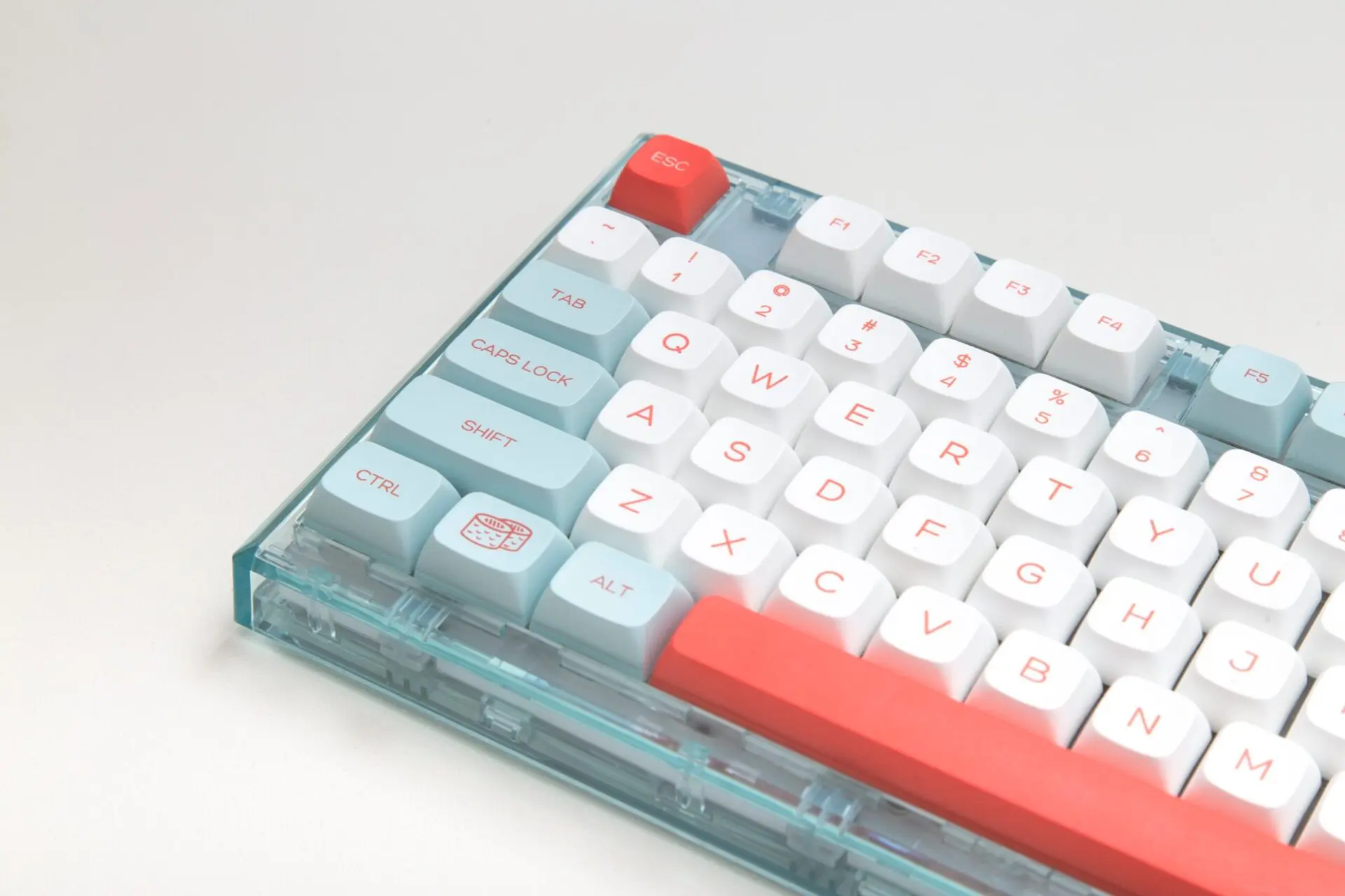 140 Keys/set PBT Dye Subbed Key Cap Salmon For Cherry MX Switch Mechanical Keyboard QX XDA Profile Keycaps For Animal Crossing