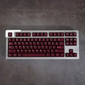 GMK + Deep Red Series Cherry Custom Keycap Set