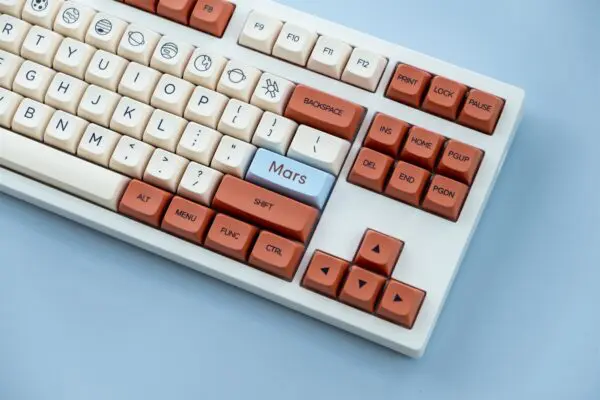 Made with high-quality, durable materials, the GMK + Mars Series XDA Custom Keycap Set is designed to withstand the test of time!