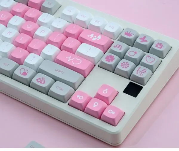 GMK + Love Story Series XDA Custom Keycap Set, a symphony of style and functionality that transforms your keyboard into a canvas of love and creativity.
