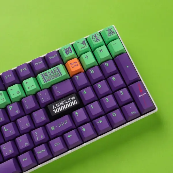 GMK + Purple Green Series Cherry Custom Keycap Set