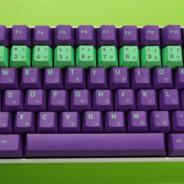 GMK + Purple Green Series Cherry Custom Keycap Set