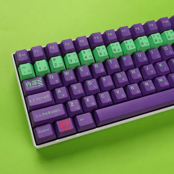 GMK + Purple Green Series Cherry Custom Keycap Set