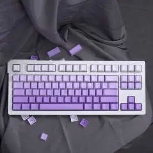 GMK+ Purple Gradient Cherry Custom Keycaps Set